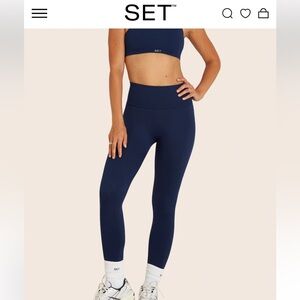 SETACTIVE leggings & bra navy set!